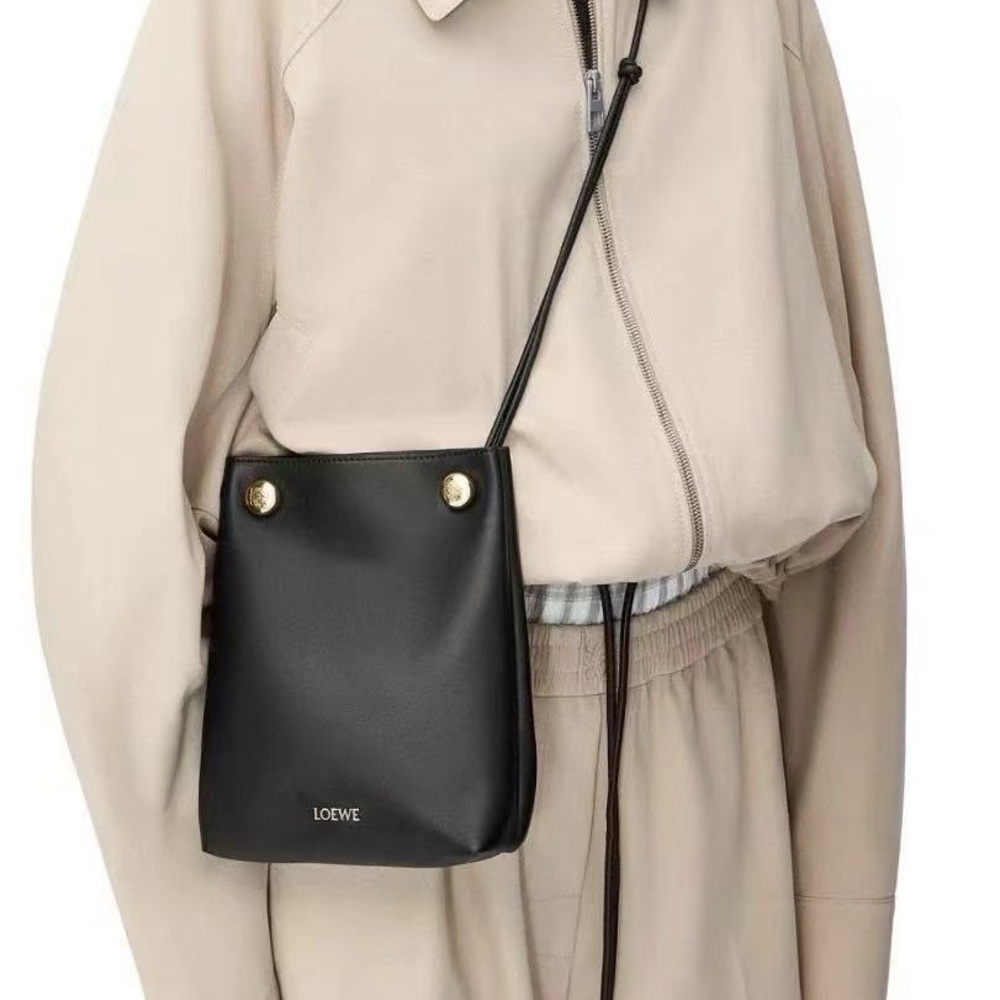 Loewe Pouch Black Crossbody Bag